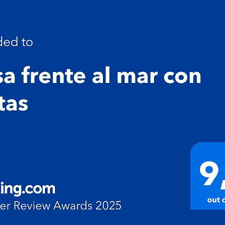 Ferienwohnung Casa Frente Al Mar Con Vistas Oliva Exterior foto